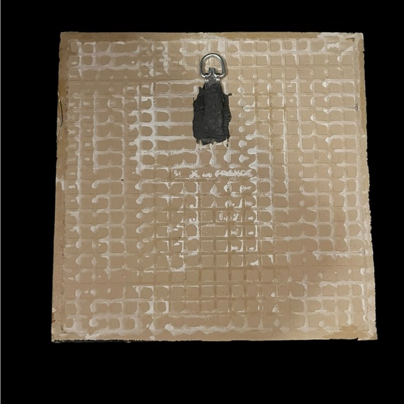 Vintage Donna Elias 1997 Lighthouse British Sailboat 8" x 8" Ceramic Tile Art - Picture 4 of 5